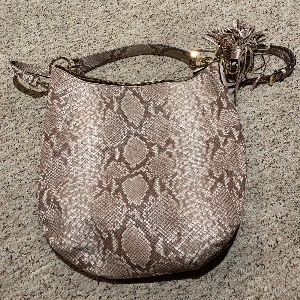 Michael Kora Snakeskin Purse